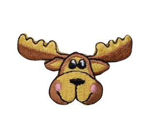 Moose Head with Pink Cheeks