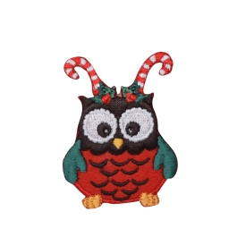 Owl - Candy Cane Antlers