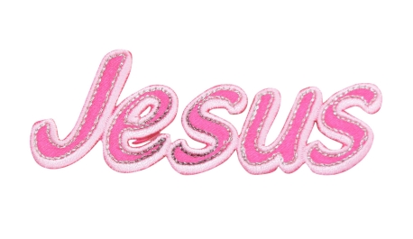 Pink Jesus Word Religious