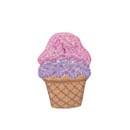 Pink/Purple Ice Cream Cone