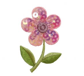Pink Sequin Flower - CLEARANCE