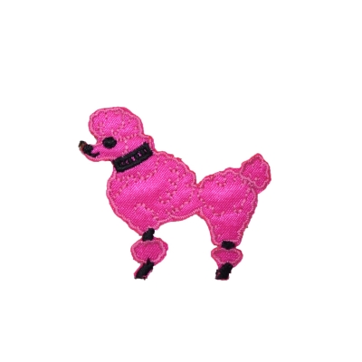 Hot Pink Poodle - XS - Facing Left
