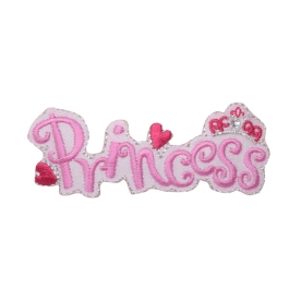 Pink Princess with Crown Hearts