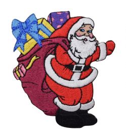 Santa with Bag and Presents