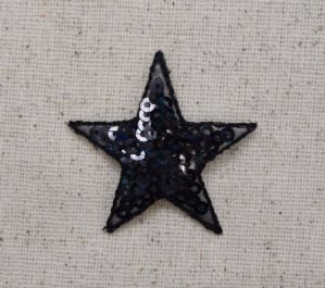 Sequin Star - Black