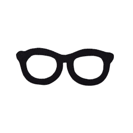 Black Eye Glasses/Spectacles