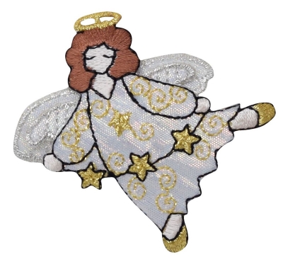 White Robe Angel with Stars
