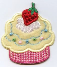 Cupcake with Strawberry CLEARANCE